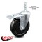 Service Caster 5 Inch Hard Rubber Wheel Swivel 10mm Threaded Stem Caster Total Lock Brake SCC-TSTTL20S514-HRS-M1015 - alternate 4
